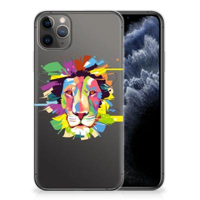 Apple iPhone 11 Pro Max Telefoonhoesje met Naam Lion Color Apple iPhone 11 Pro Max Telefoonhoesje met Naam Lion Color
