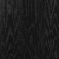 Schoenenrek 80x25x100 cm bewerkt hout zwart - thumbnail