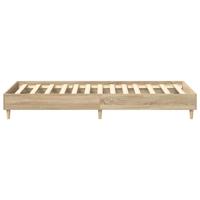 Bedframe zonder matras 90x190 cm sonoma eikenkleurig spaanplaat - thumbnail