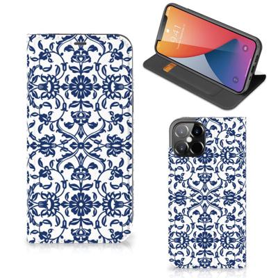 iPhone 12 Pro Max Smart Cover Flower Blue