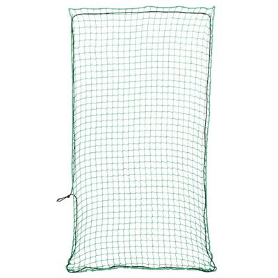 VidaXL Aanhangwagennet elastisch touw 4x2 m polypropeen groen