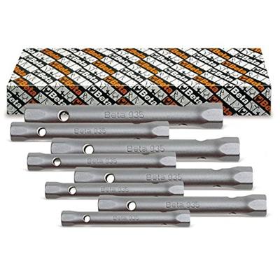 Beta 8-delige set pijpsleutels, zeskant en lichte uitvoering (art. 935) 935/S8 - 009350181 Beta 8-delige set pijpsleutels, zeskant en lichte uitvoering (art. 935) 935/S8 - 009350181