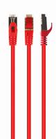 S/FTP Cat6A patchkabel LSZH, rood 3 meter - thumbnail