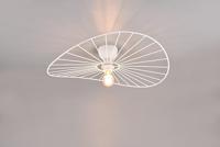 Plafondlamp Chapeau mat wit Excl. 1x E27 7W - thumbnail