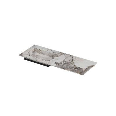 INK Post Wastafel keramische slab envelop bak links zonder kraangat 120x45x1 Island glossy