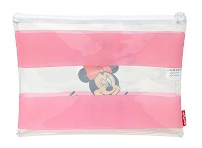 Waterbestendige tas Minnie Mouse Beach Roze Transparant