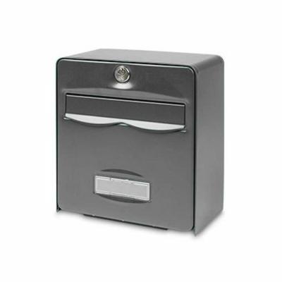 BURG WACHTER BALTHAZAR MINI 1 Deurbrievenbus - Wandmontage - Gegalvaniseerd staal - Volledige opening - Antraciet - Made in France BURG WACHTER BALTHAZAR MINI 1 Deurbrievenbus - Wandmontage - Gegalvaniseerd staal - Volledige opening - Antraciet - Made in France