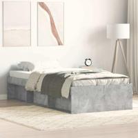 Bedframe betongrijs 90x200 cm - thumbnail