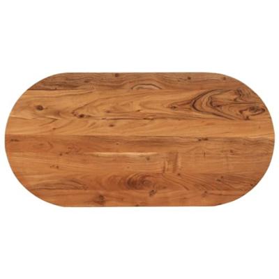 Tafelblad ovaal 120x63,8,5 cm massief acaciahout