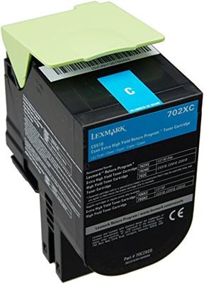 Lexmark 70C2XC0 (702XC) Toner Cyaan Extra hoge capaciteit