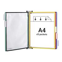 Zichtpanelensysteem wand tarifold metaal a4 5ass - thumbnail