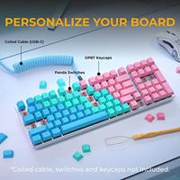Glorious Gaming GMMK 2 Full Size (96%) Barebones (alleen frame) - Mechanisch gamingtoetsenbordframe, Full Size (96%), aluminium, aanpasbaar, RGB per toets, Amerikaanse/ANSI-indeling - wit - thumbnail