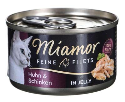 Miamor natvoer voor kat Kip met ham en rijst 100 g