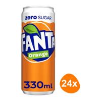 Fanta - Zero Orange - 24x 330ml - thumbnail