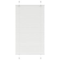 VidaXL Plissé rolgordijn 75x150 cm stofbreedte 74,4 cm polyester wit - thumbnail