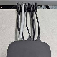 Kabelmanagement | Kabelclip | Click & Go | 2 Stuks | Maximale kabeldikte: 5 mm | Polypropylene | Zwart - thumbnail