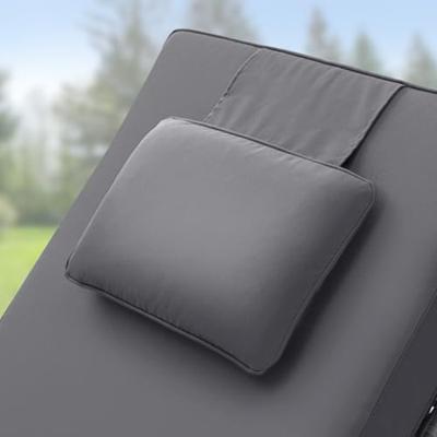 Ligbed Grijs/Antraciet Kunststof 193x90x43cm Ligbed Grijs/Antraciet Kunststof 193x90x43cm