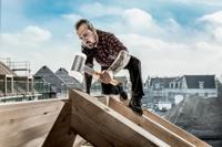 Halder Kunststofhamer | lengte 300 mm hoofd-d. 20 mm | hickory terugslagvrij | hard nylon wit | 1 stuk - 3366.020 3366.020 - thumbnail