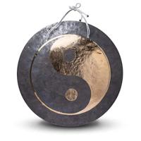 Traditionele Chinese Bronzen Windgong Yin Yang - thumbnail