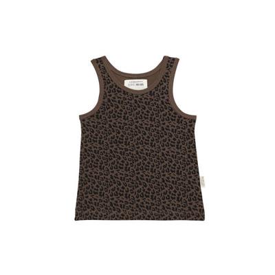 Little Indians singlet met dierenprint bruin Little Indians singlet met dierenprint bruin