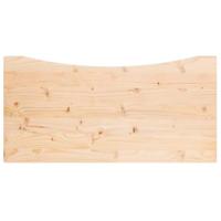 Bureaublad 110x60x2,5 cm massief grenenhout - thumbnail