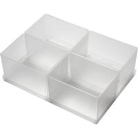 raaco 80 4xBA7-1 Inzetstuk voor assortimentskoffer (l x b x h) 220 x 220 x 69 mm Aantal vakken: 4 Inhoud 1 stuk(s) - thumbnail