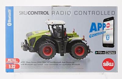Siku Control op afstand bestuurbare Claas Xerion 5000 Trac CV tractor met Bluetooth App Control - thumbnail