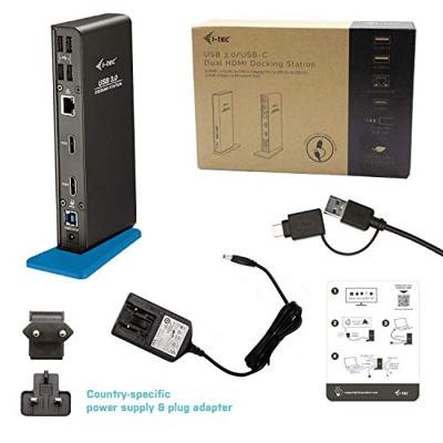 i-tec I-TEC USB 3.0 Dual HDMI Docking Station USB-C dockingstation