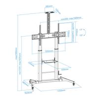 TV houder TooQ ZEUS 60-100" 100 kg - thumbnail