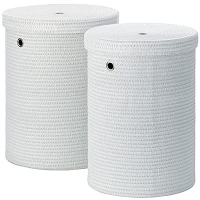 Kela - Rimossa Wasmand Set van 2 Stuks - Wit - Kela Kela - Rimossa Wasmand Set van 2 Stuks - Wit - Kela