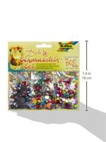 Mix strassteentjes, 800+ stuks FOLIA meerkleurig - thumbnail