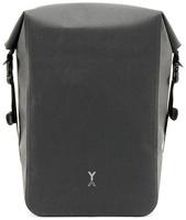 NYA-EVO FJORD BIKE 28 Graphite Black 28L waterproof bicycle roll top pannier - thumbnail