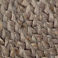 Vloerkleed handgemaakt rond 210 cm jute grijs - thumbnail