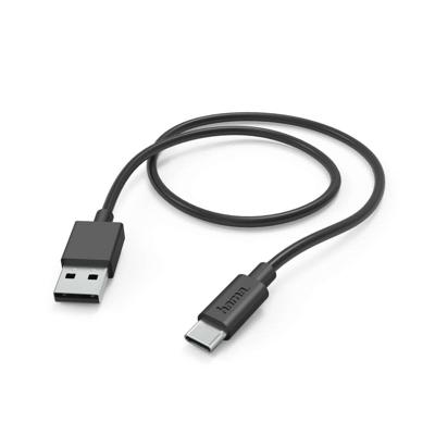 Hama Oplaadkabel USB-A naar USB-C, 1 meter Telefonie accessoire Zwart