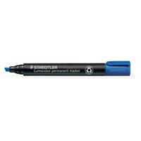 Viltstift staedtler lumocolor 350 schuin 2-5mm bl | 10 stuks - thumbnail
