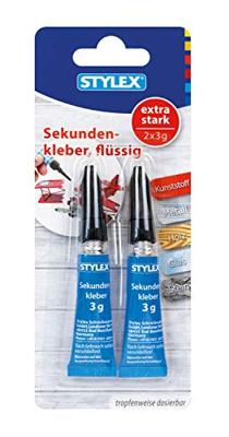 Stylex Secondenlijm 3 ml 2 Stuks