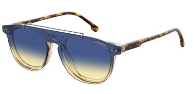 Carrera zonnebril 2024T/C rechthoekig bruin/blauw