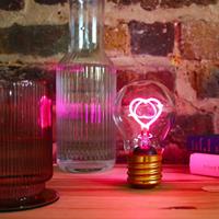 Oplaadbare LED filament lamp - Hart - thumbnail