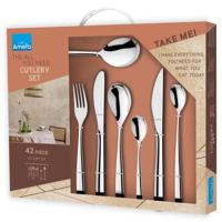 Amefa Gaia All You Need Bestekset 42-delig Zilver/RVS - thumbnail