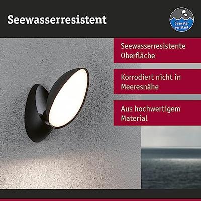 Paulmann Batona 94767 LED-buitenlamp (wand) LED 12 W Antraciet