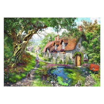 Ravensburger legpuzzel flower hill lane, 1000st. Ravensburger legpuzzel flower hill lane, 1000st.