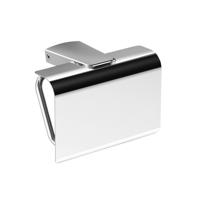 Toiletrolhouder Sapho Zen Chrom 13.6x9.9 cm met Klep Chroom Sapho - thumbnail