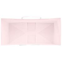 VidaXL Papieren zakken 50 st met hengsels 26x12x35 cm roze - thumbnail