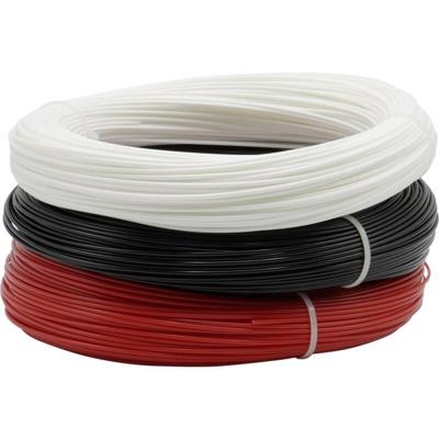 Renkforce RF-4738590 Filament PETG 1.75 mm 600 g Zwart, Wit, Rood 1 stuk(s)