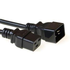 ACT Netsnoer C19 - C20 zwart 2 m ACT Netsnoer C19 - C20 zwart 2 m