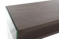 Wandtafel DKD Home Decor Bruin Transparant Kristal Walnoot Hout MDF 160 x 45 x 80 cm - thumbnail
