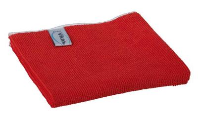 Microvezeldoek vikan basic 32x32cm rood | 5 stuks