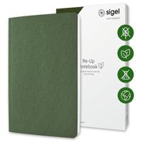 Sigel RU205 Notitieboek Re-Up Softcover DIN A5 Gelinieerd Mosgroen Aantal paginas: 50 - thumbnail