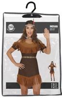 Akule Indianen Kostuum Vrouw - thumbnail