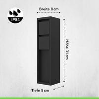 Lutec 9702201012 Stroomverdeler Mat zwart - thumbnail